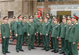 Đại tướng Lương Cường thăm và làm việc tại Bộ tư lệnh Quân khu